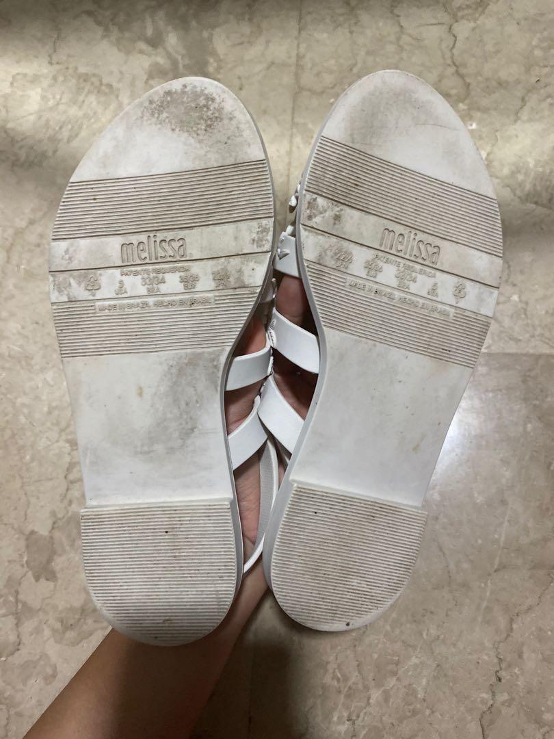 Melissa on sale white sandals