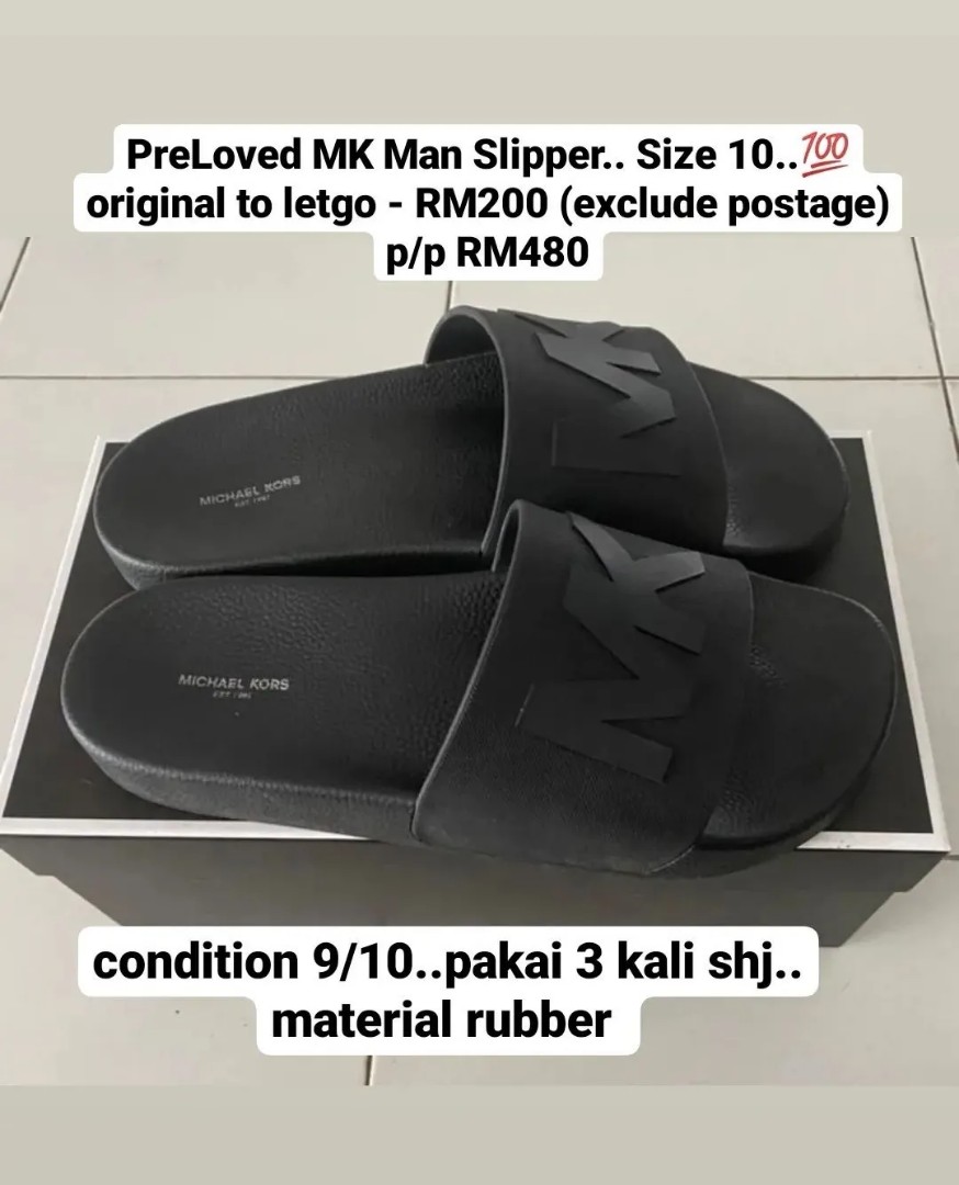 Michael kors flip flops size hotsell 10