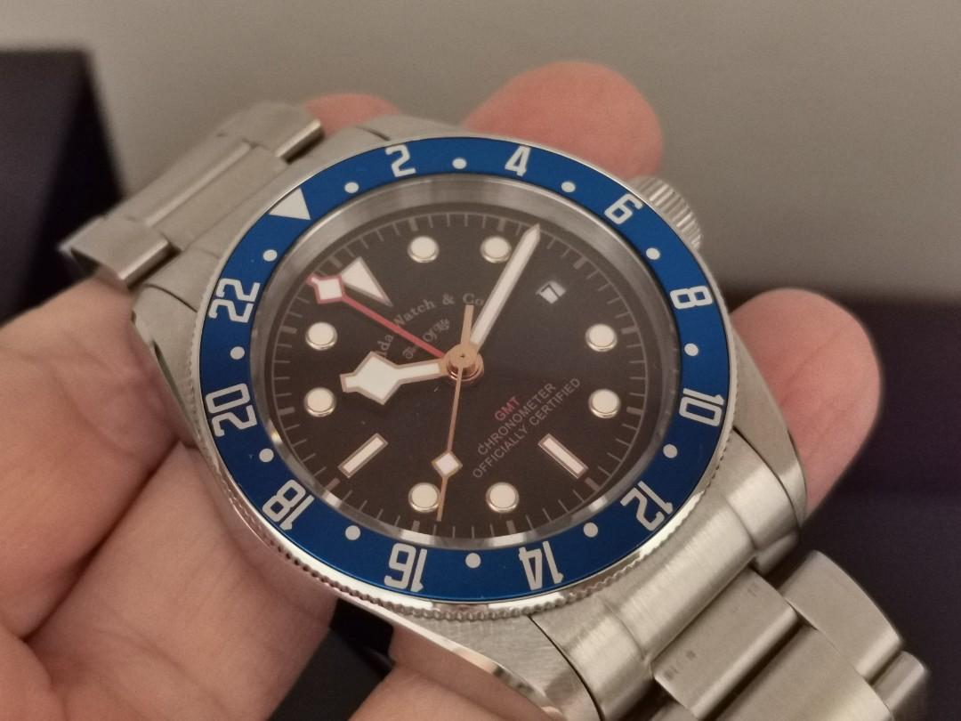Mwc Matilda GMT Tudor Black Bay Homage submariner 41mm