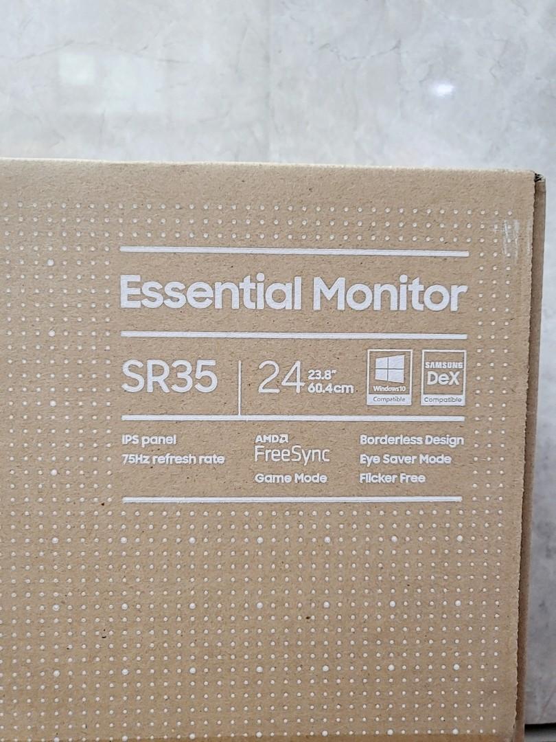 New sealed Samsung Essential Monitor SR35 24 inches, Computers & Tech ...