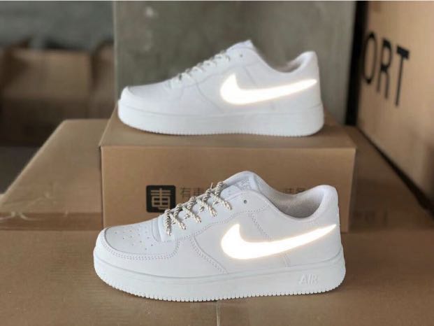 nike air force all white womens