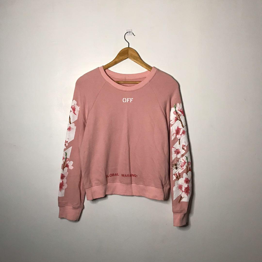 Off white global warming crewneck 2025