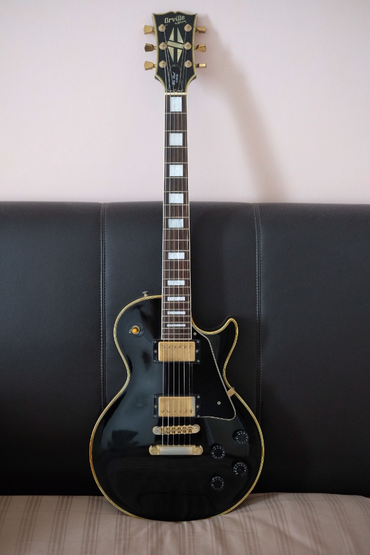Les Paul Custom/ Orville by Gibson（黒） - 弦楽器、ギター