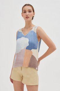 OSN Analogue Pleated Shift Top