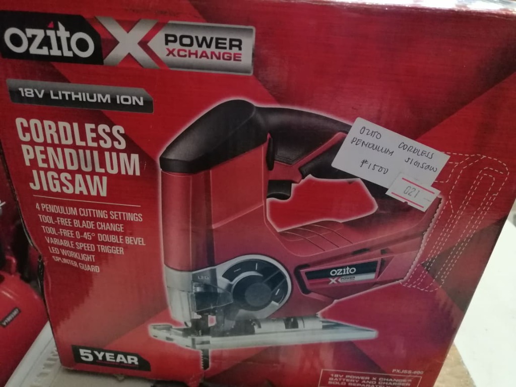 Ozito Cordless Pendulum Jigsaw Skin Only, Commercial & Industrial