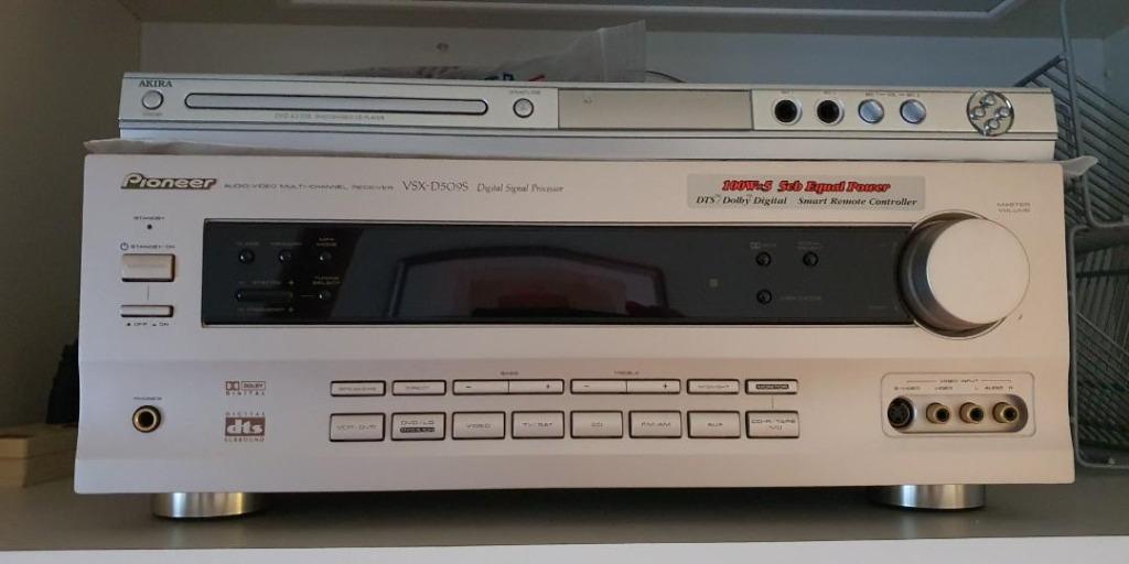 Pioneer VSXD509S Audio Video Multi Channel Receiver, Audio, Soundbars