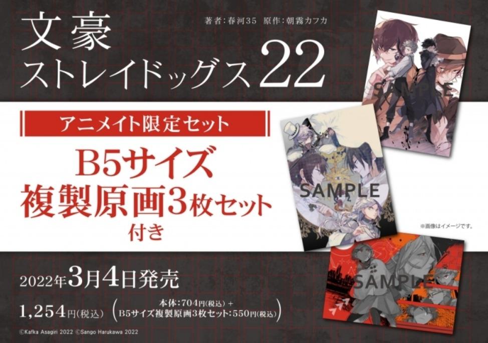[PO] Bungo Bungou Stray Dogs BSD (22) Animate Limited Set B5 Picture ...