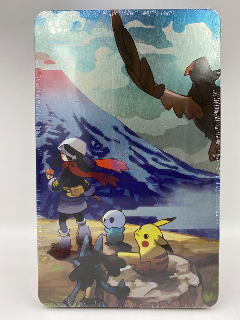 UK AMAZON EXCL POKEMON LEGENDS ARCEUS GAME + STEELBOOK + BALL CARTRIDGE