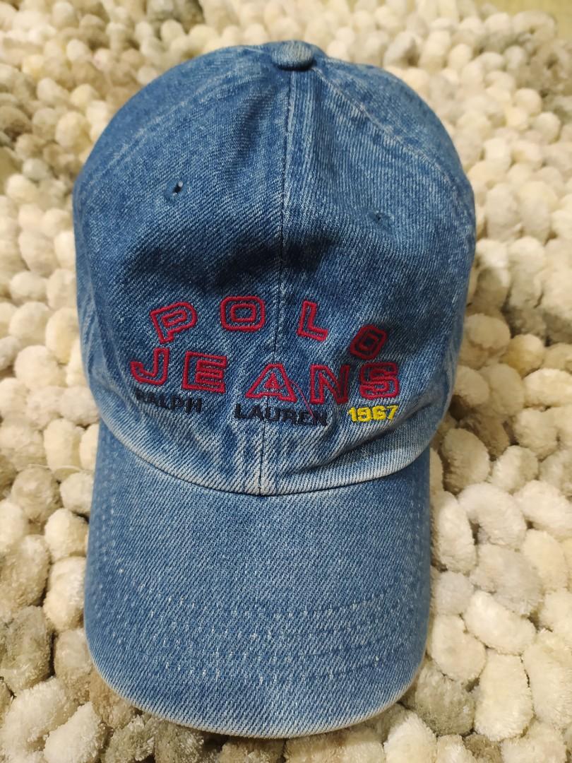 Polo denim hat online