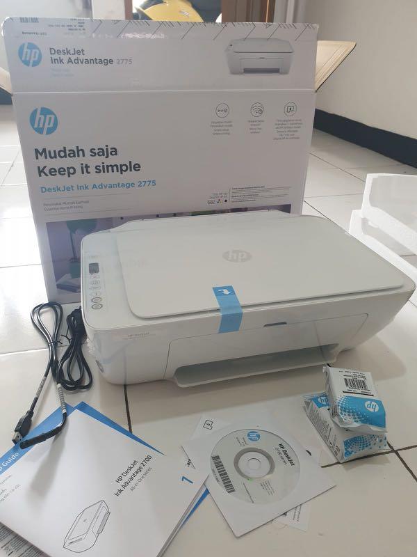 Printer HP Deskjet 2775 All in One (Wireless), Elektronik, Bagian Komputer  \u0026 Aksesoris di Carousell
