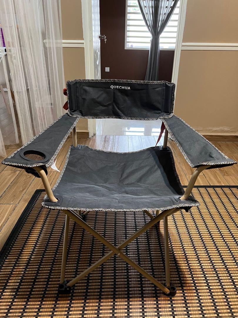 Quechua Folding chair XL, Furniture & Home Living, Outdoor Furniture on