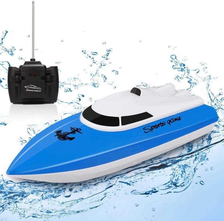 SZJJX RC Boat Remote Control Racing Boat High Speed Electric 4 Channels for Pools Lakes and Outdoor Adventure for Kids JX802 Orange 