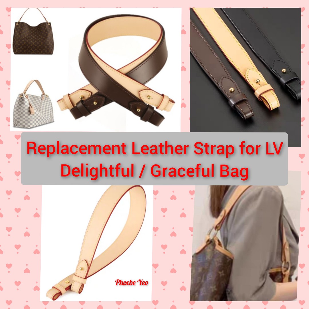Adjustable Leather Bag Strap - Replacement Strap for Louis Vuitton, Chanel,  Gucci etc – Luxegarde