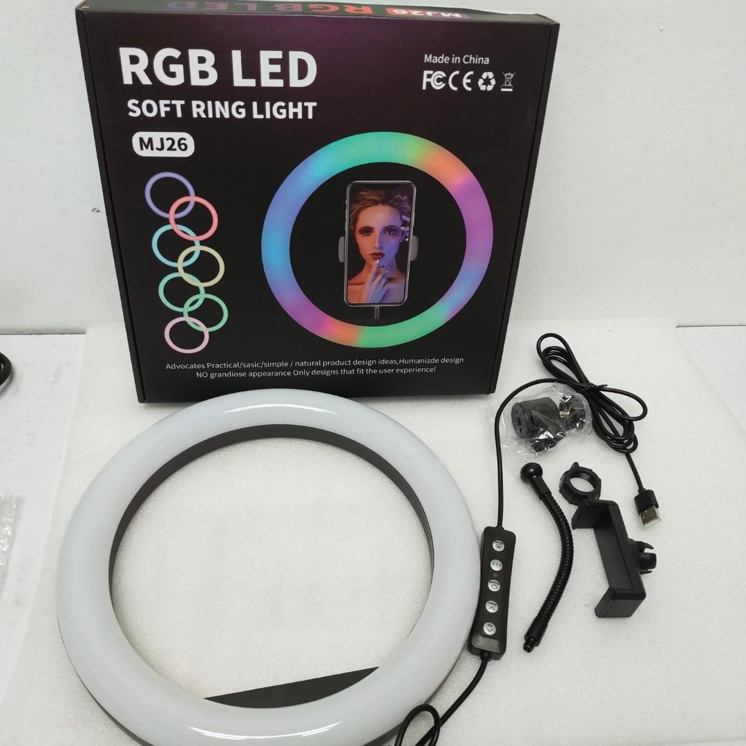 RGB LED Soft Ring Light, Mobile Phones & Gadgets, Mobile & Gadget  Accessories, Other Mobile & Gadget Accessories on Carousell
