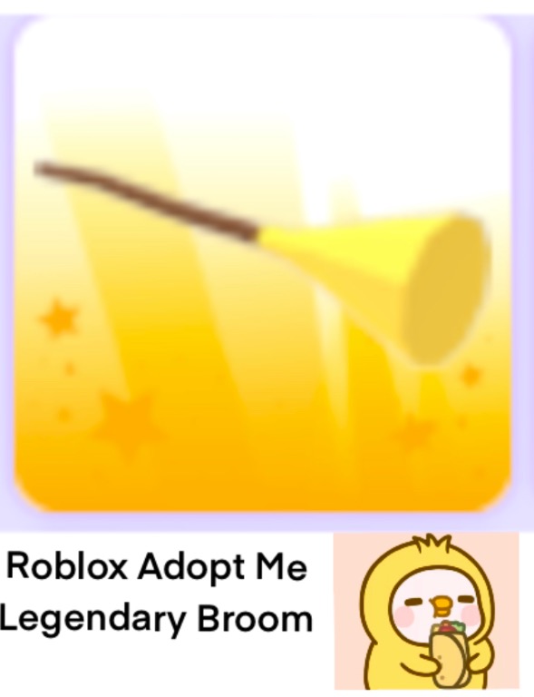 Roblox Adopt Me Legendary Broom, 遊戲機, 遊戲機裝飾配件, 遊戲週邊商品 Carousell