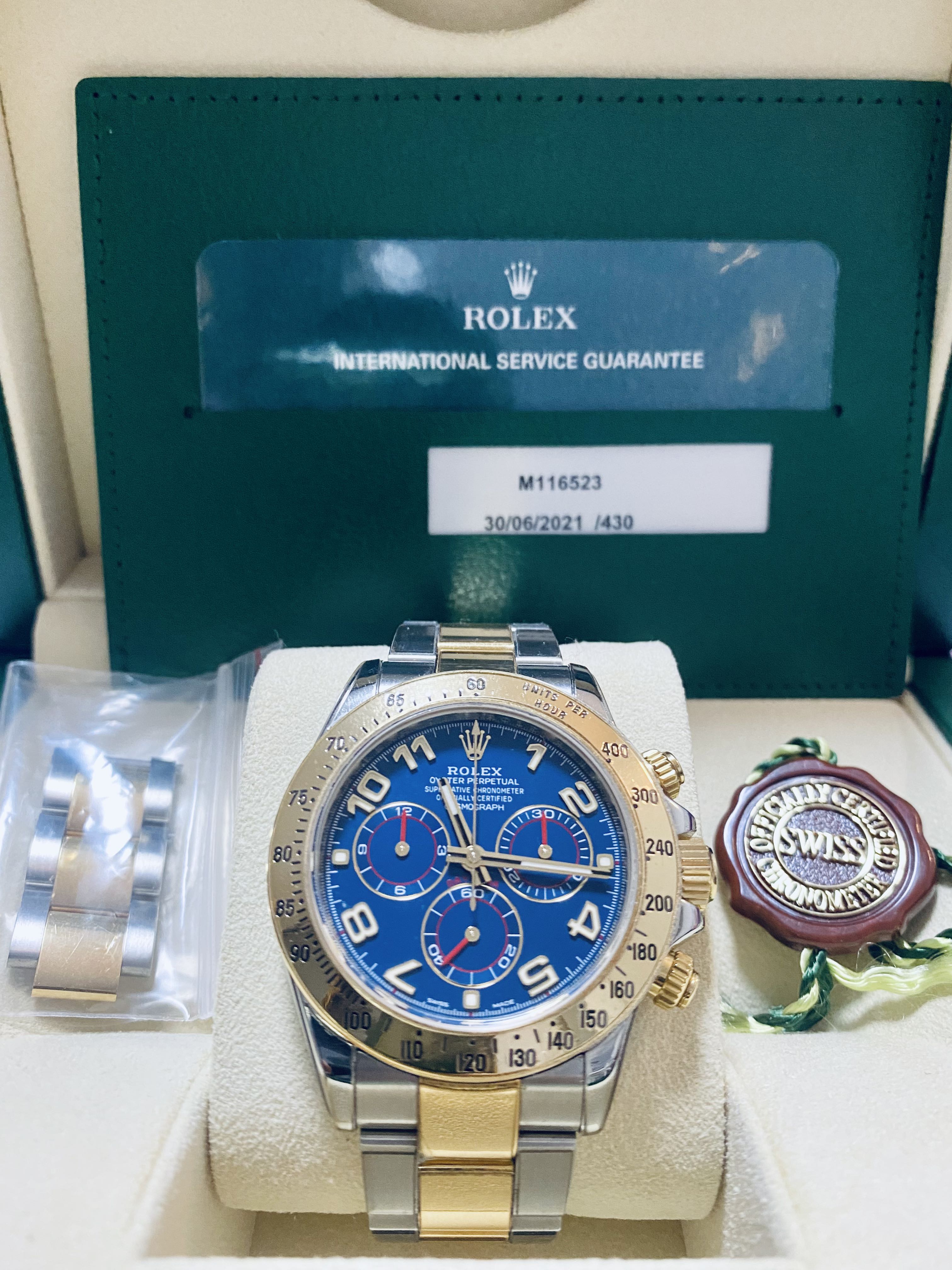 Rolex on sale 116523 blue