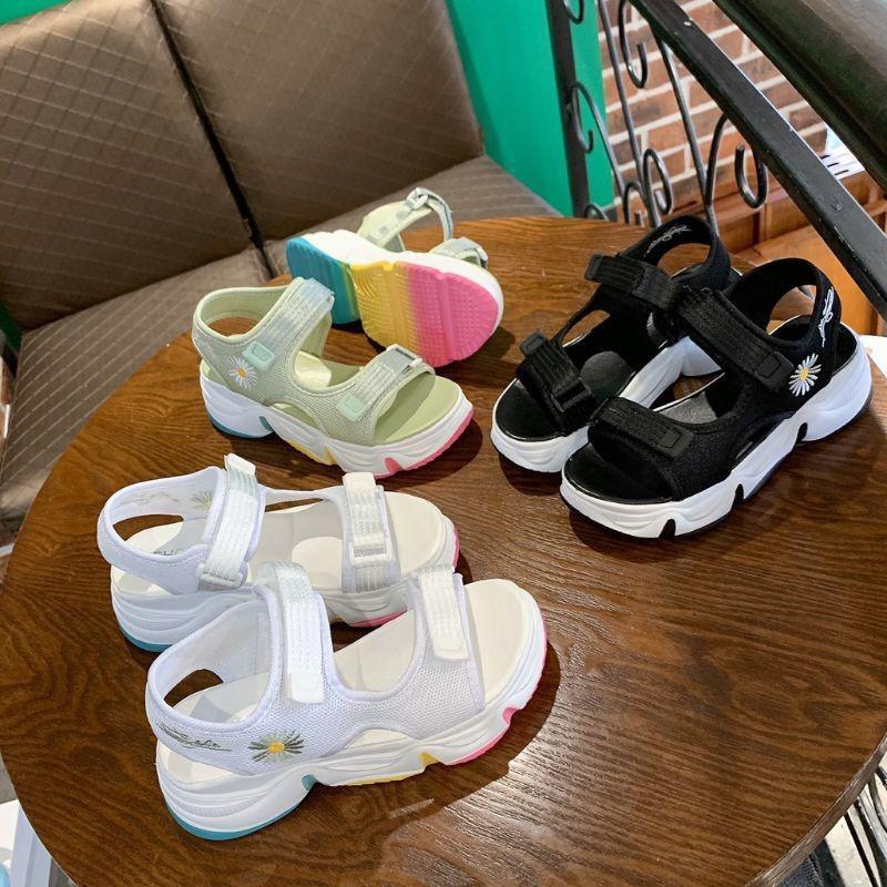 Sandal Gunung Wanita Korean fashion Kekinian casual santai hangout model terbaru COD