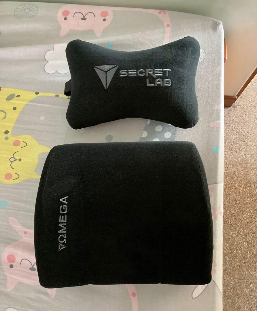 Secretlab OMEGA 2020 Ash + Cushions + Leather cleaning spray, Furniture ...