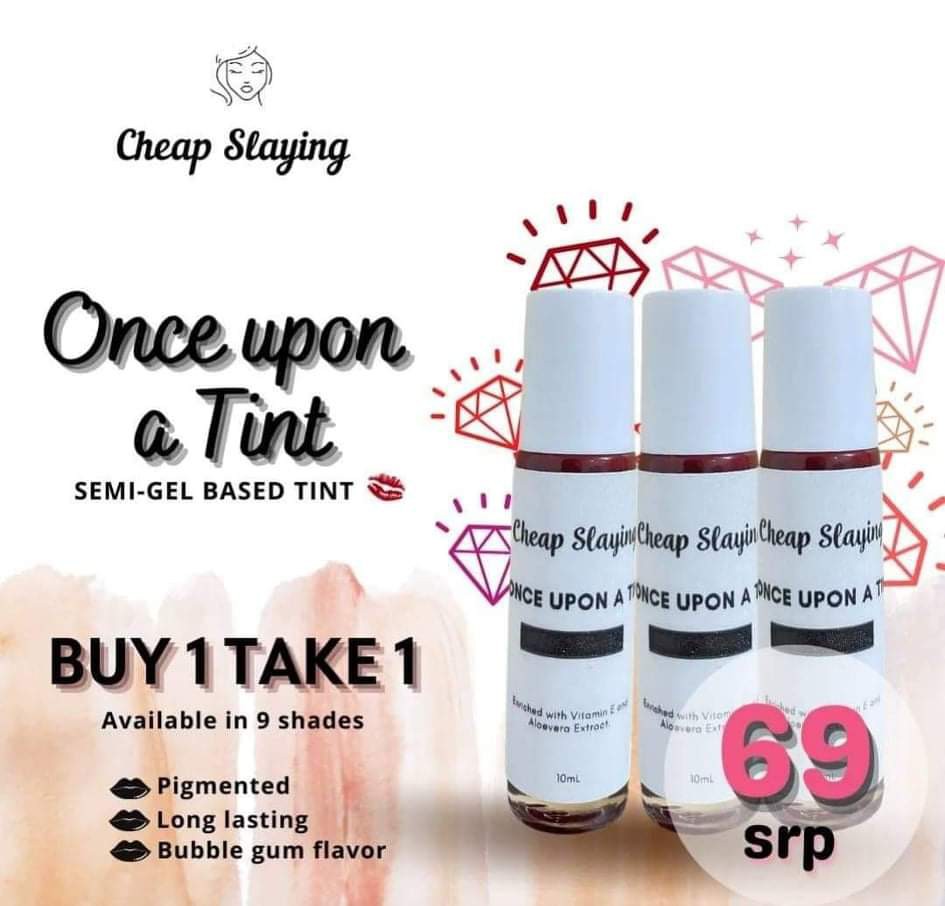 SemiGel Based Lip Tint Once upon a Tint by Cheap Slaying, Beauty