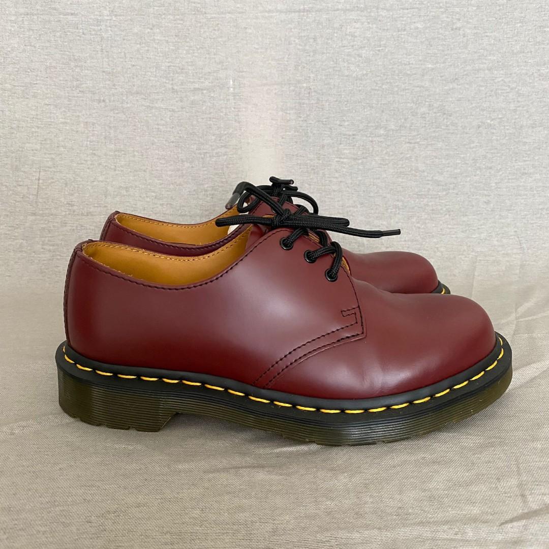 Sepatu Boots Wanita Dr. Martens Docmart Smooth Leather Cherry US