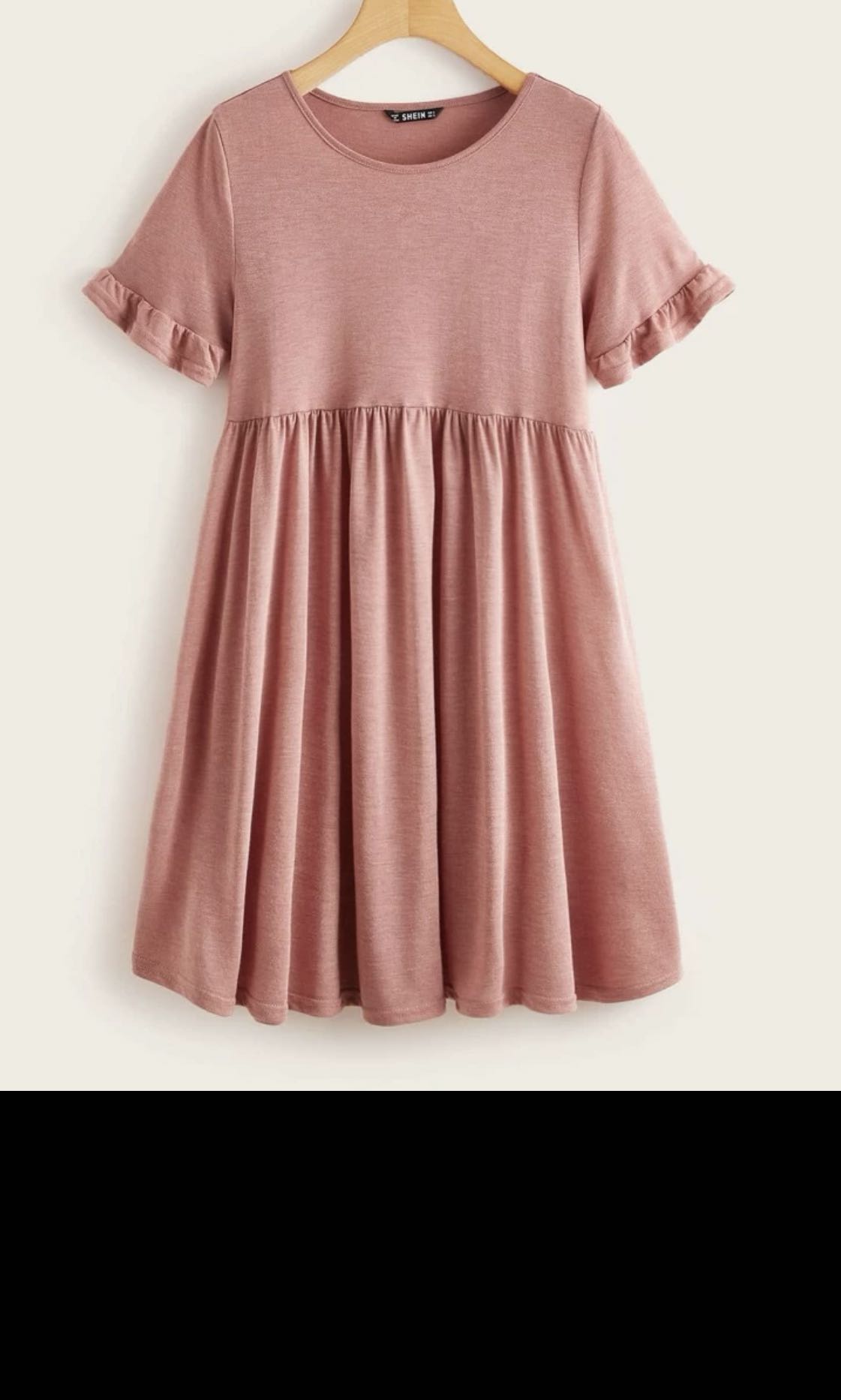 Shein frill cuff smock dress, Women's 