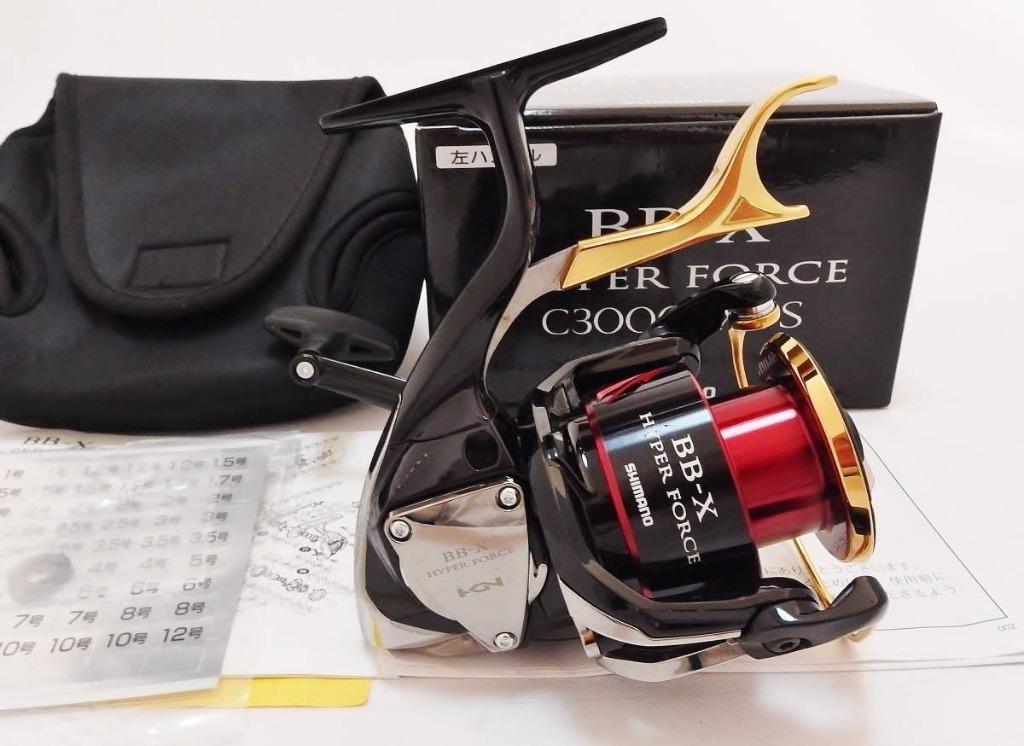 Shimano 17 BB-X Hyper Force C3000DXG S 左捲線器, 運動產品, 釣魚 