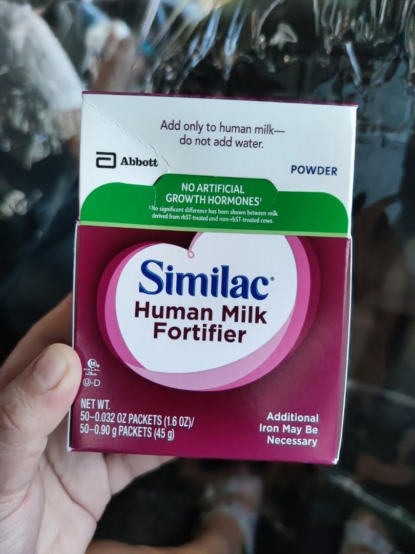 Similac human milk fortifier powder 50 packets hot sale