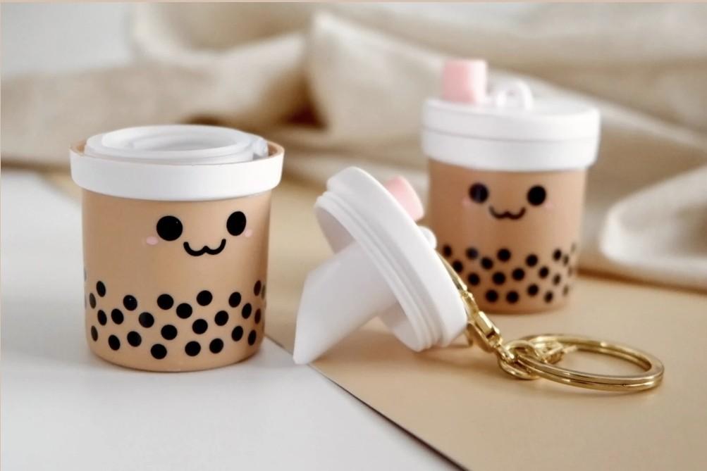 Small Cute Silicone Reusable Bubble Tea Boba Straw, Furniture & Home ...