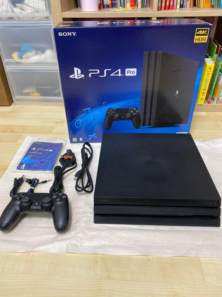 近乎全新]Sony PS4 Pro 2TB Black 極致黑香港行貨有盒有單CUH-7218C