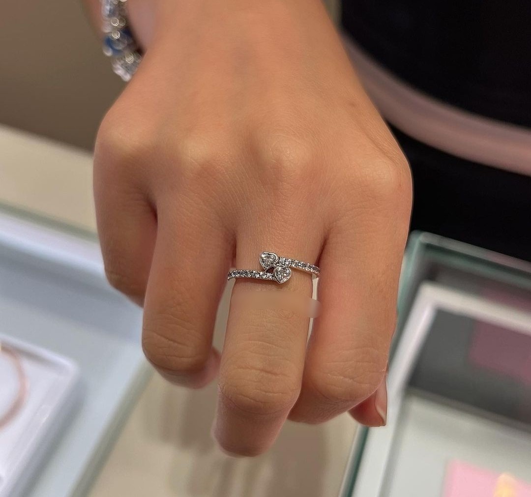 Forever hearts ring pandora sales