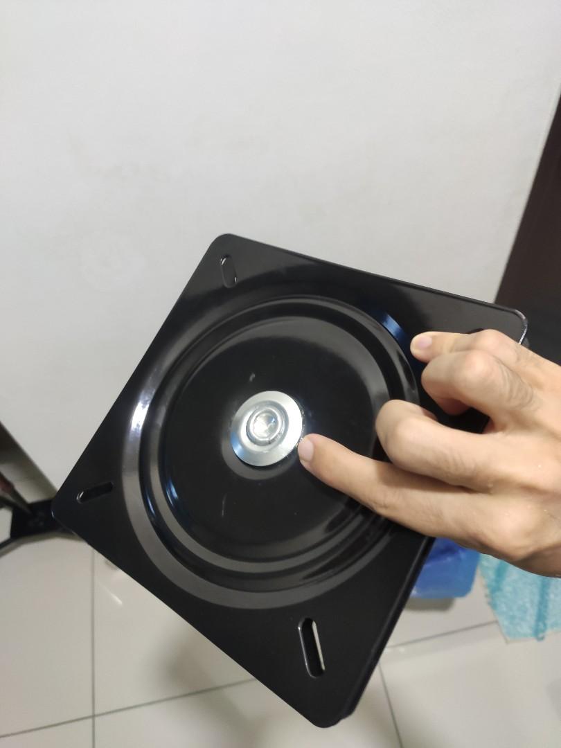 Swivel chair spare parts kerusi pusing plate, Furniture & Home Living