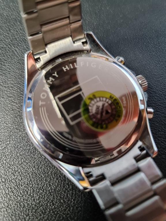 Tommy hilfiger 1791104 luke silver strap watch best sale