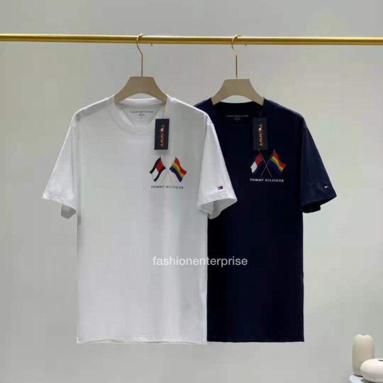 Tommy Hilfiger Pride T Shirt Men s Fashion Tops Sets Tshirts