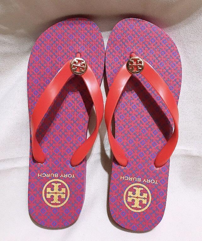 Tory burch beach sale flip flops
