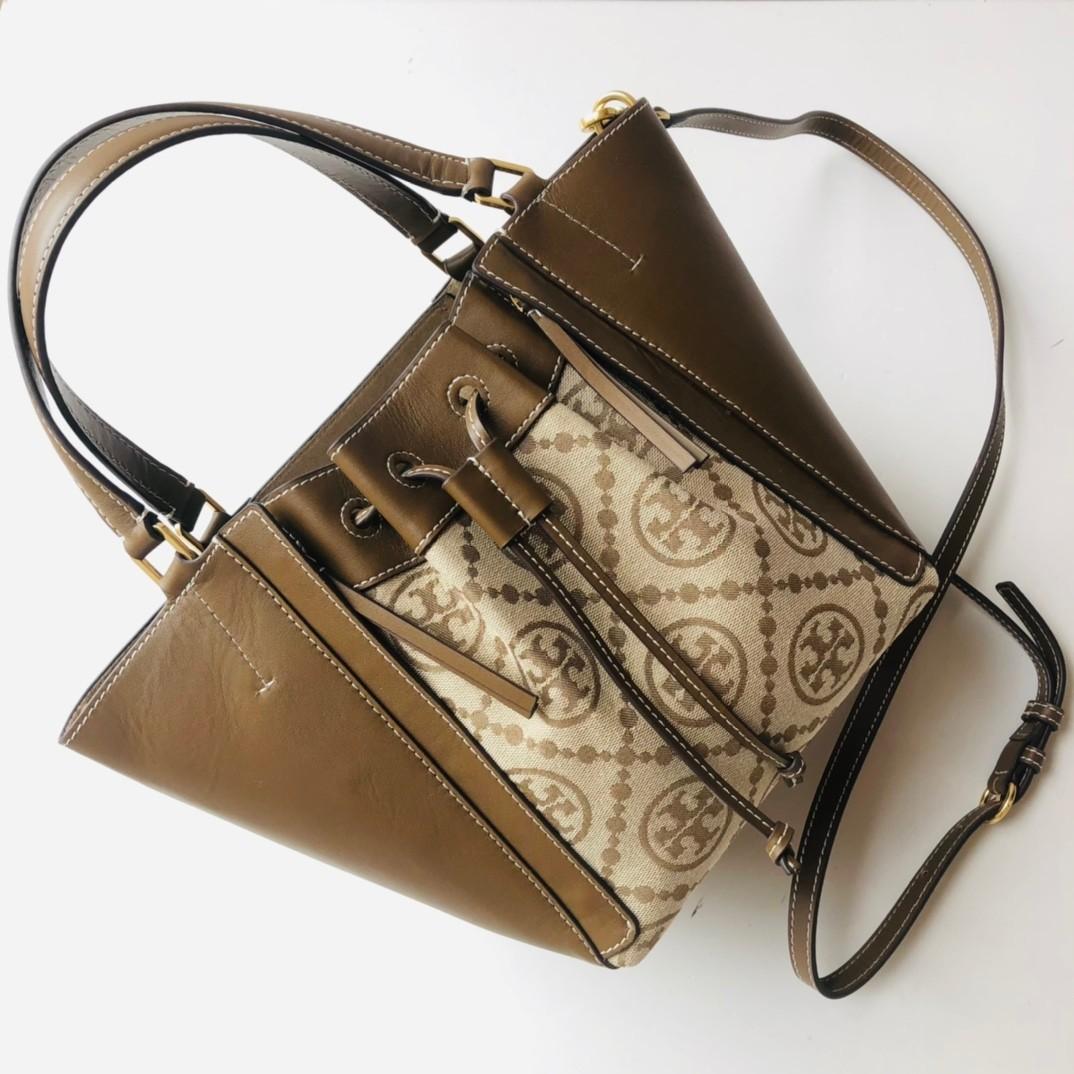 Tory Burch T Monogram Jacquard Zip Shoulder Bag, Women's Fashion, Bags &  Wallets, Shoulder Bags on Carousell