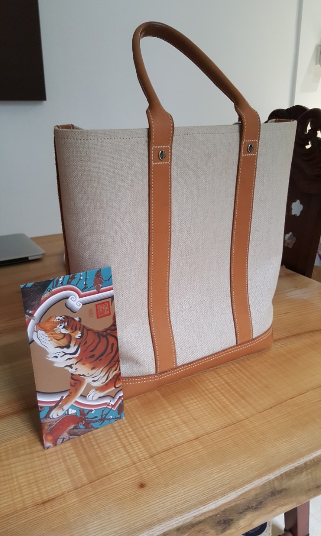 Jim thompson outlet canvas tote bag