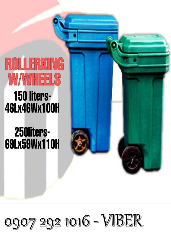 trash bin 71 Roller king, Furniture & Home Living, Cleaning & Homecare