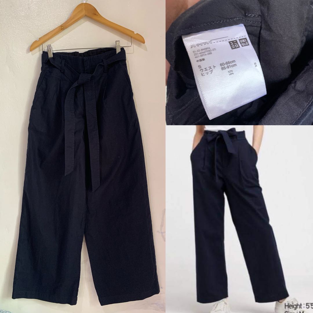 Uniqlo linen blend trousers, Women's Fashion, Bottoms, Other Bottoms on ...