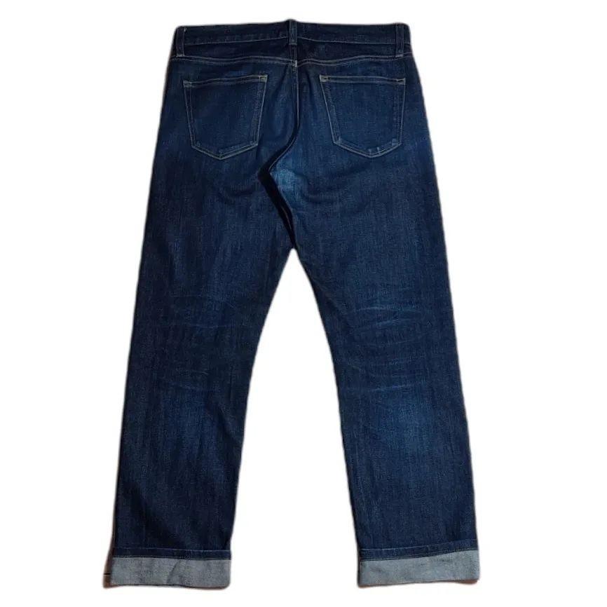 UNIQLO SELVEDGE SLIM JEANS, Fesyen Pria 