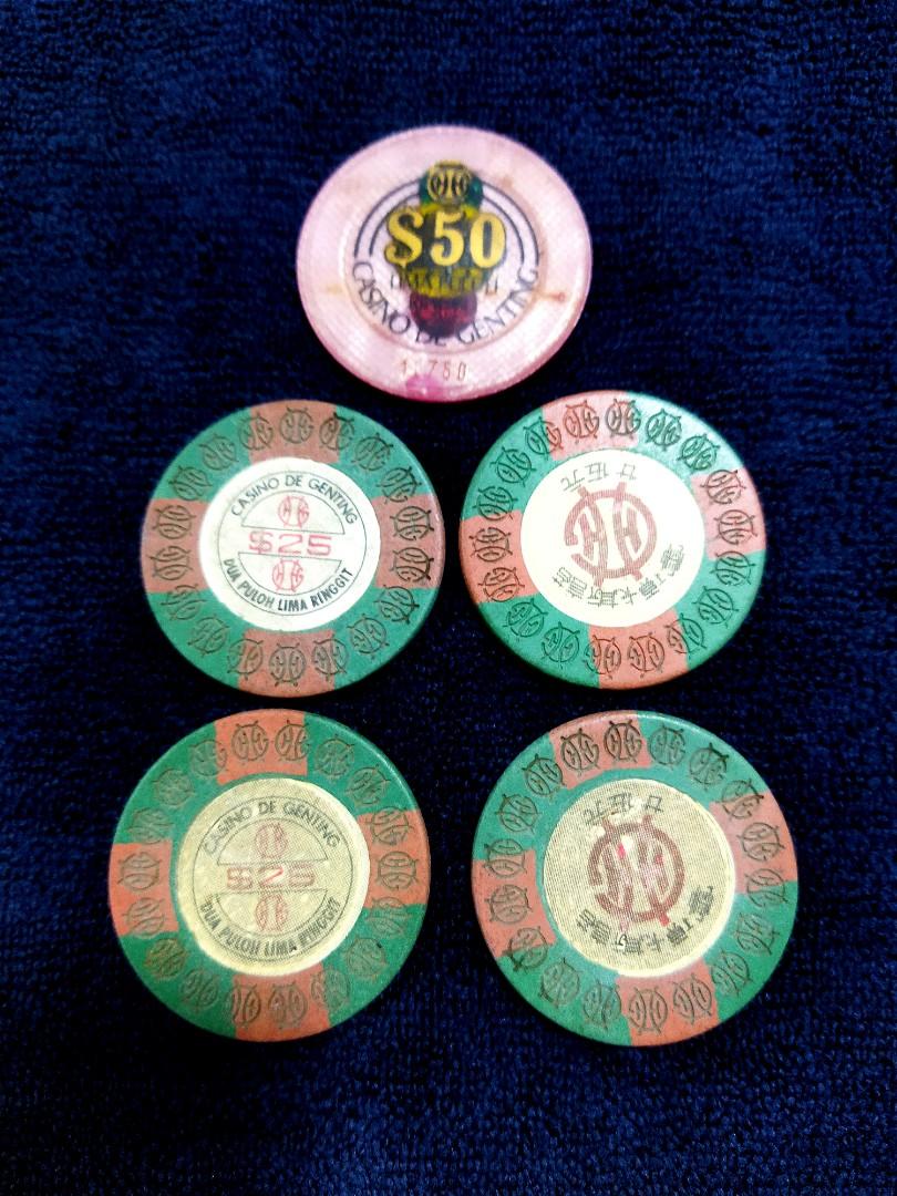 Vintage Casino de Genting Chips, Hobbies & Toys, Collectibles & Memorabilia, Vintage