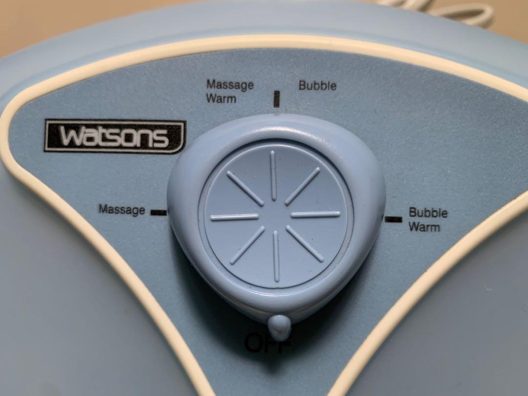 Watsons Bubble Foot Spa Massager Machine, Beauty & Personal Care, Foot