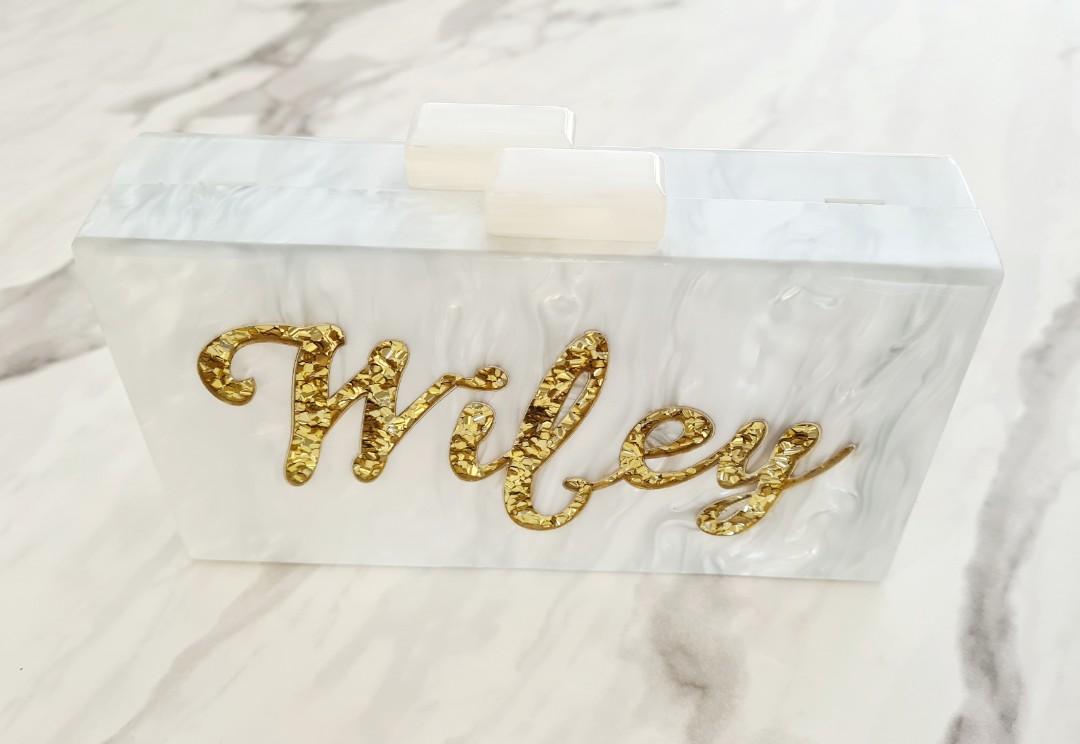 wifey clutch purse