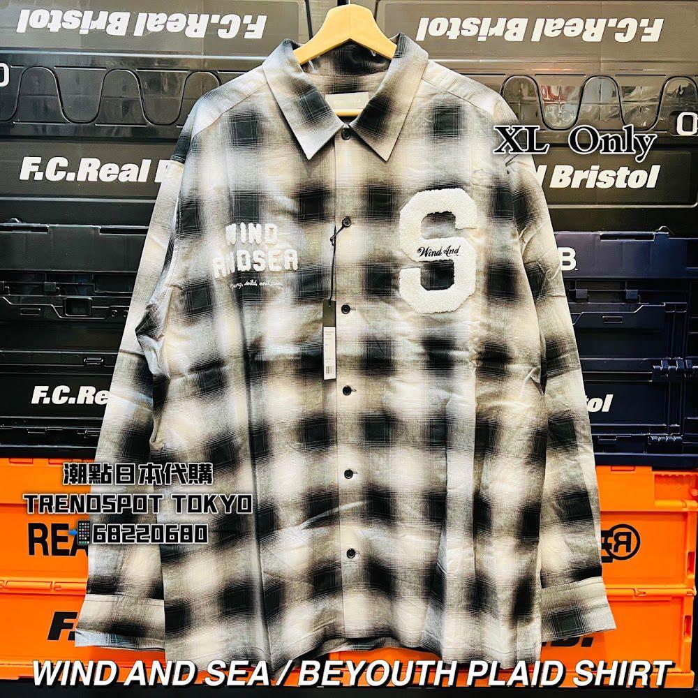 WIND AND BE YOUTH (S_E_A) PLAID SHIRT-