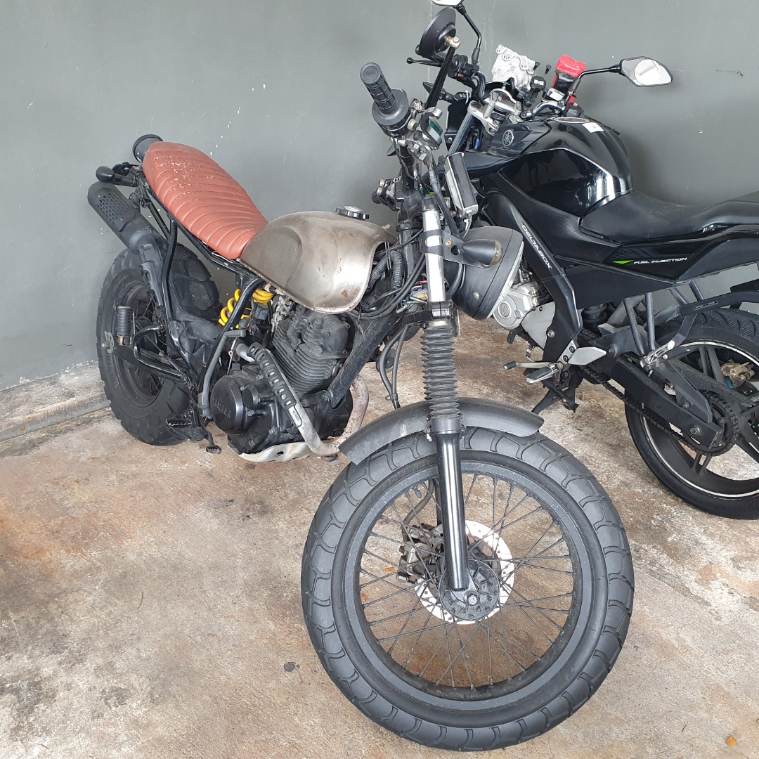 Yamaha Tw200 Cafe Racer, Motorcycles, Motorcycles For Sale, Class 2B On  Carousell
