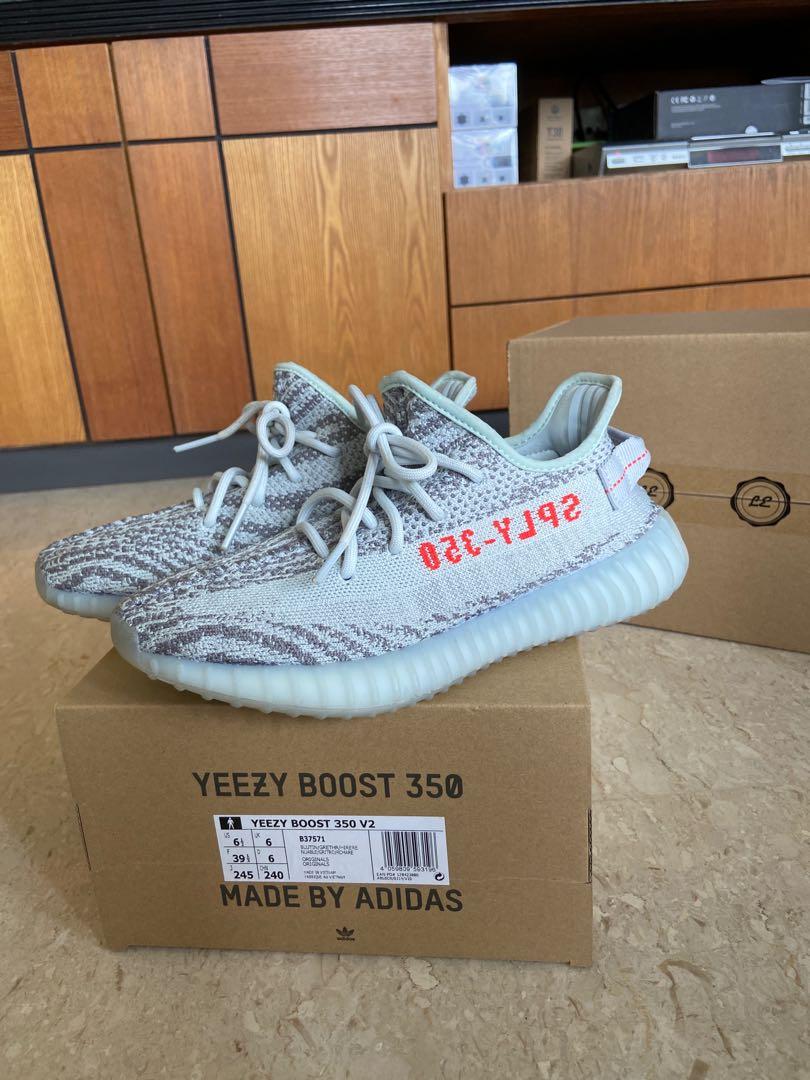 Yeezy Boost 350 V2 Blue Tint Men s Fashion Footwear Sneakers on