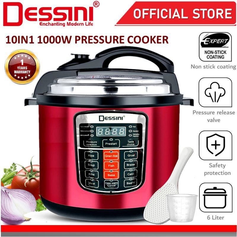 6L DESSINI PRESSURE COOKER TV Home Appliances Kitchen Appliances Cookers on Carousell