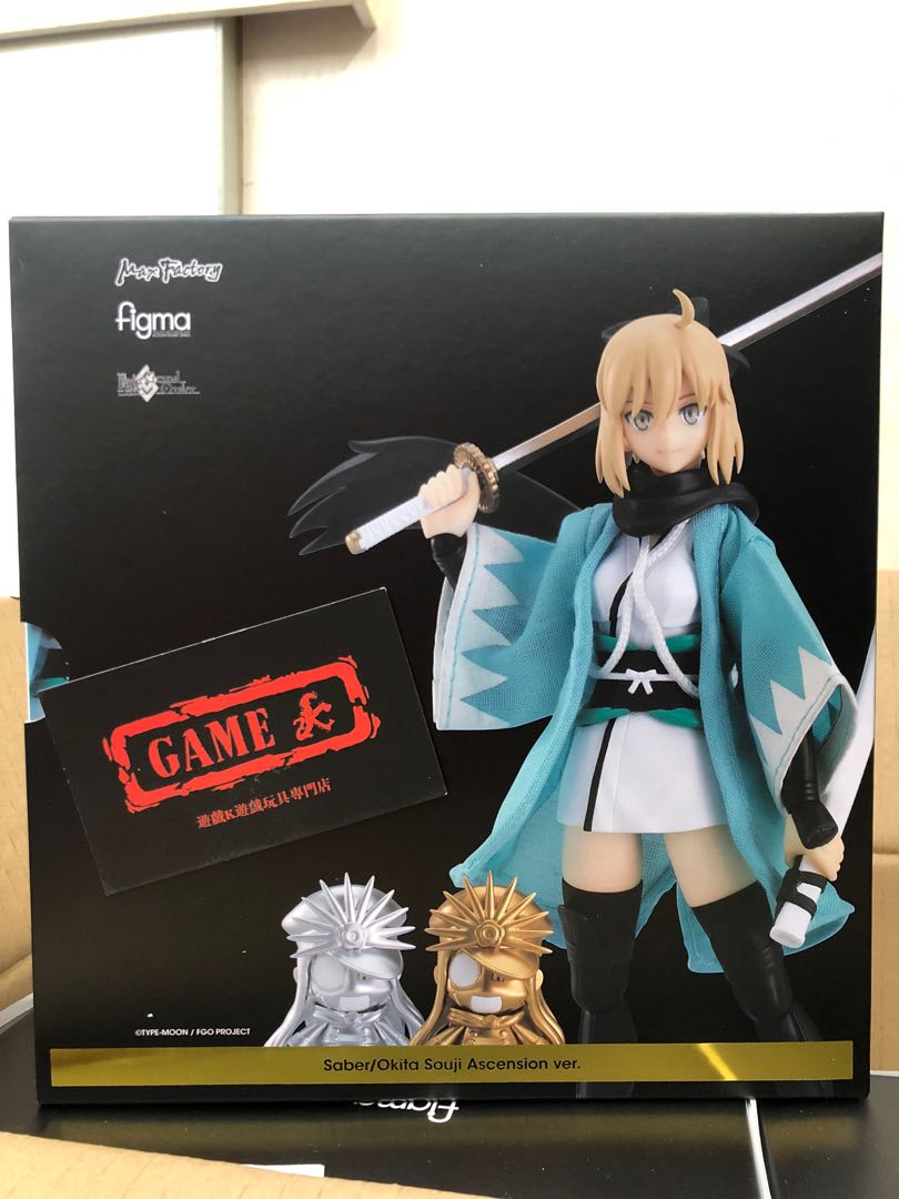 全新日版盒不完美GSC Max Factory figma 521-DX Saber 沖田總司