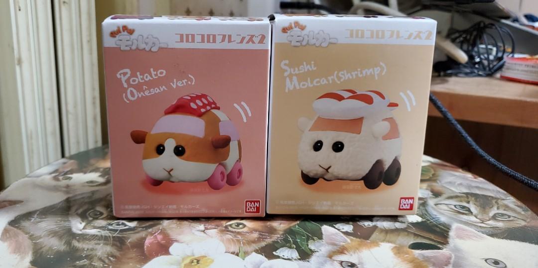 全新bandai 天竺鼠車車2 Korokoro Pui Pui 盒蛋食玩扭蛋玩具天竹鼠friends 公仔系列mouse Toy Figure Potato Sushi Molcar 興趣及遊戲 玩具 遊戲類