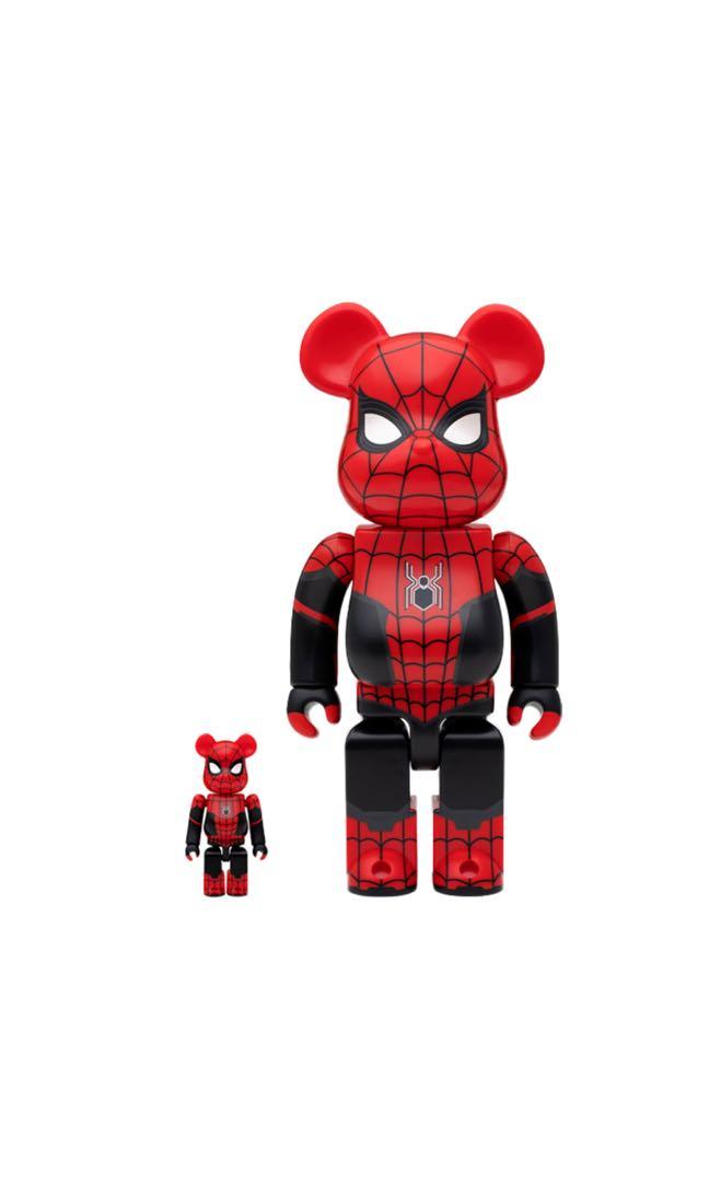 🐻全新現貨bearbrick be@rbrick Spider-Man upgraded Suit 400%+100