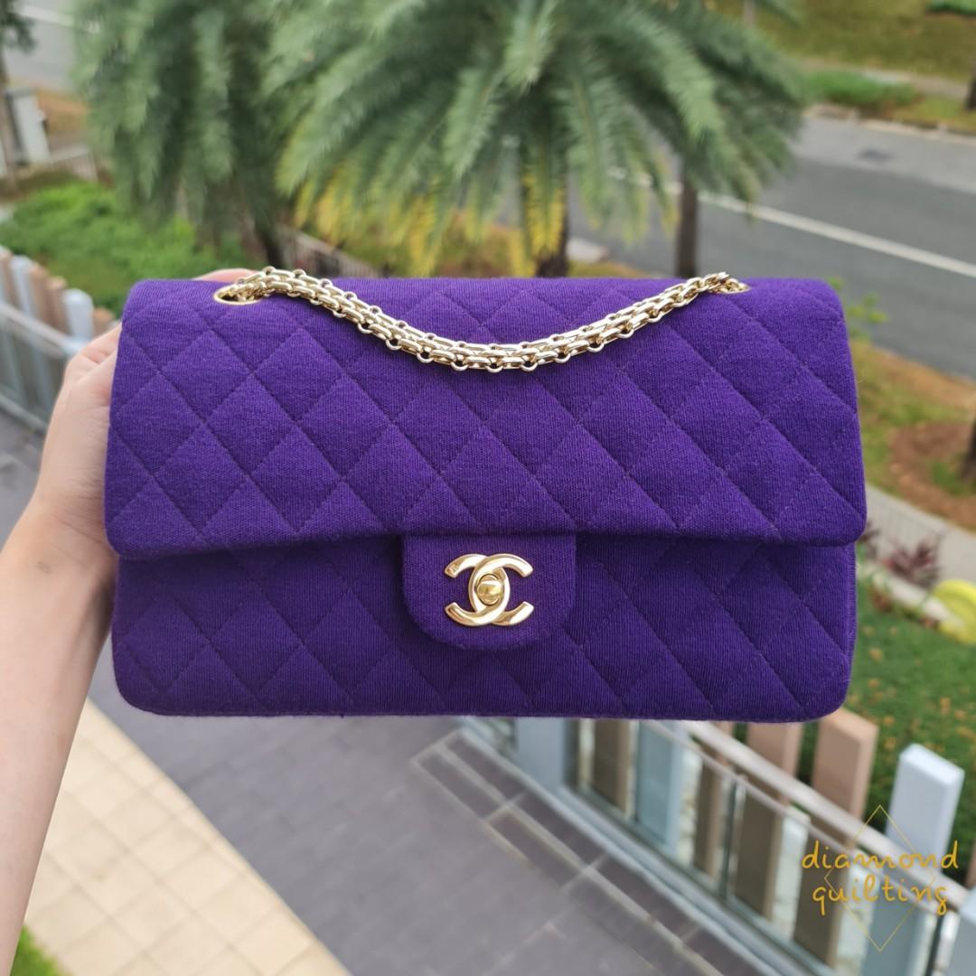Chanel Classic Small Jersey Double Flap Bag
